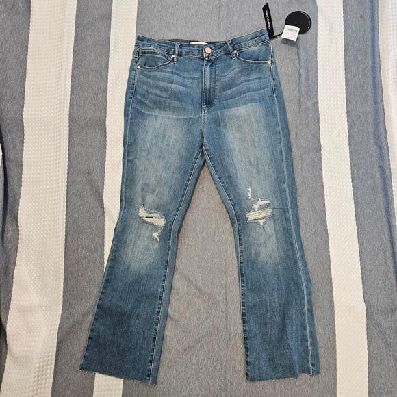 Articles Of Society Denim - NWT Articles of Society High Rise Crop Flare Maternity Jeans Sz 31